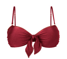 Carregar imagem no visualizador da galeria, Product Front: Rio De Sol Soutien Top Shimmer-Divino Bandeau-Knot
