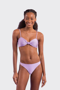 Model Front: Rio De Sol Soutien Top Shimmer-Harmonia Bandeau-Joy