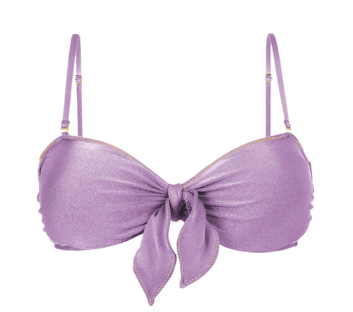 Product Front: Rio De Sol Soutien Top Shimmer-Harmonia Bandeau-Knot