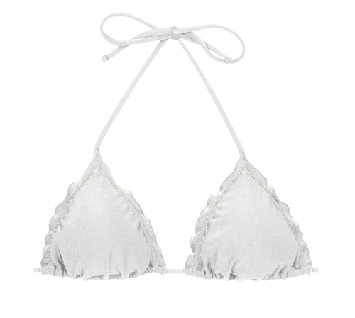 Product Front: Rio De Sol Soutien Top Shimmer-White Frufru