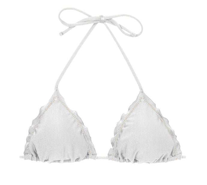 Product Front: Rio De Sol Soutien Top Shimmer-White Frufru