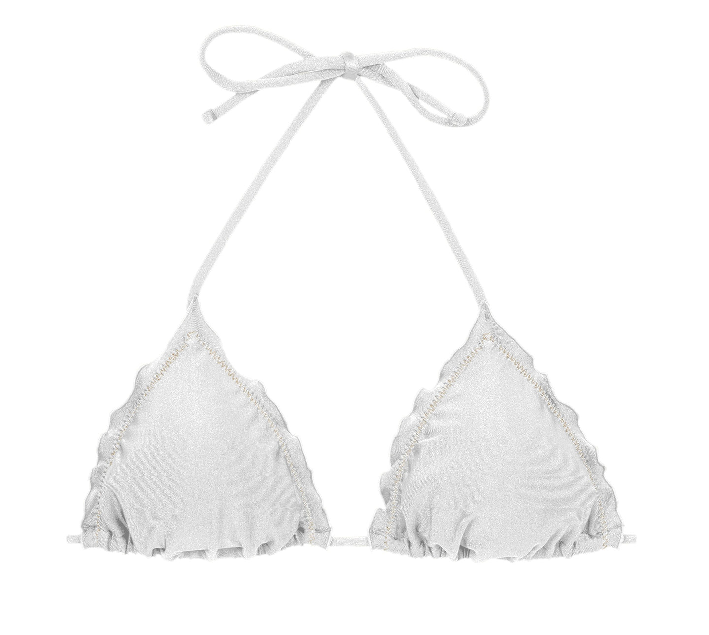 Product Front: Rio De Sol Soutien Top Shimmer-White Frufru