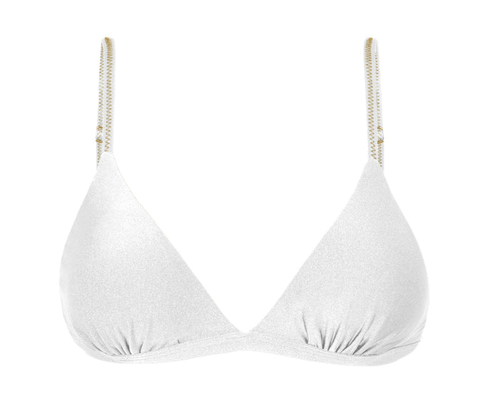 Product Front: Rio De Sol Soutien Top Shimmer-White Tri-Fixo