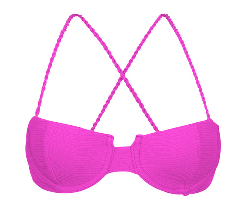 Product Front: Rio De Sol Soutien Top St-Tpz-Pink Balconet