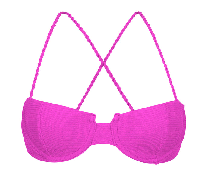Product Front: Rio De Sol Soutien Top St-Tpz-Pink Balconet