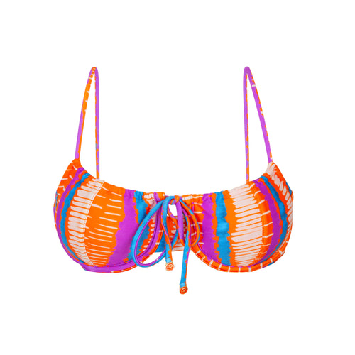 Product Front: Rio De Sol Soutien Top Stripes Balconet-Tie