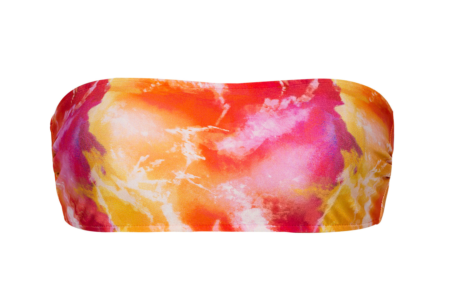Product Front: Rio De Sol Soutien Top Tiedye-Red Bandeau-Reto