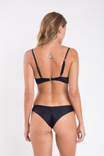 Carregar imagem no visualizador da galeria, Model Back: Rio De Sol Soutien Top Touch-Black Bandeau-Crispy
