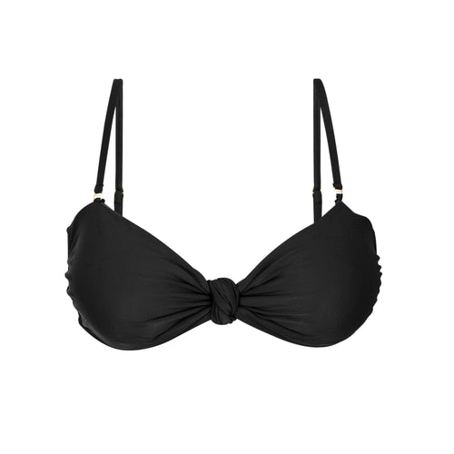 Product Front: Rio De Sol Soutien Top Touch-Black Bandeau-Joy