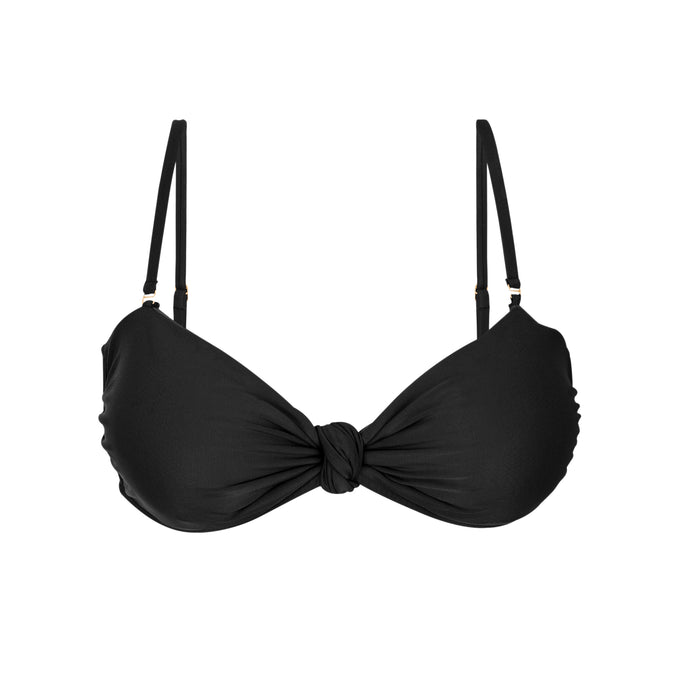 Product Front: Rio De Sol Soutien Top Touch-Black Bandeau-Joy