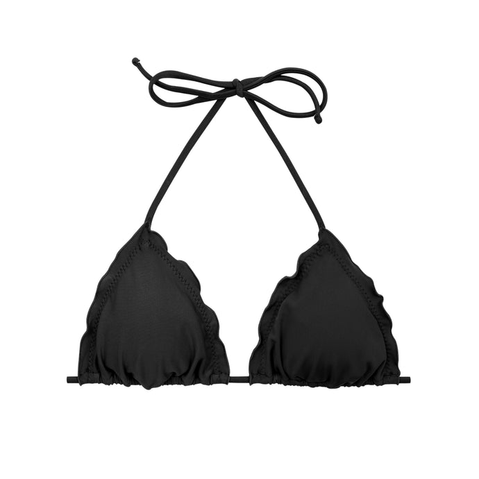 Product Front: Rio De Sol Soutien Top Touch-Black Frufru