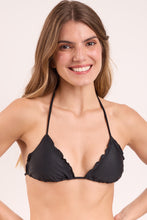 Carregar imagem no visualizador da galeria, Gallery: Rio De Sol Soutien Top Touch-Black Frufru
