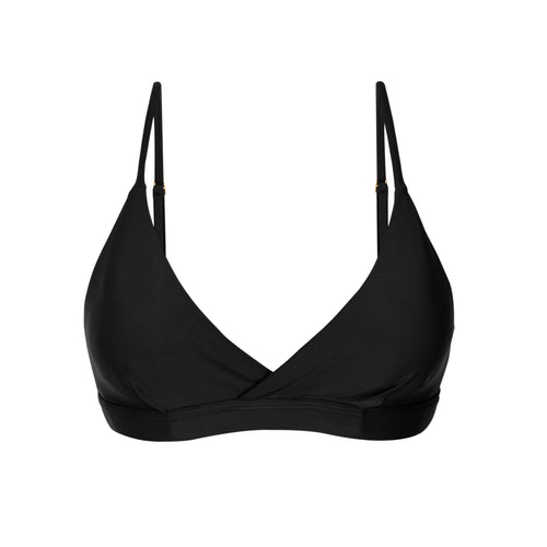 Product Front: Rio De Sol Soutien Top Touch-Black Paola