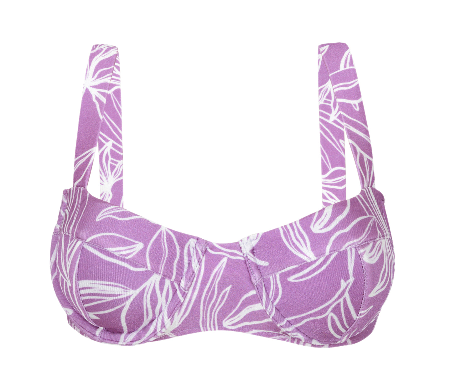 Product Front: Rio De Sol Soutien Top Trail-Purple Amelia