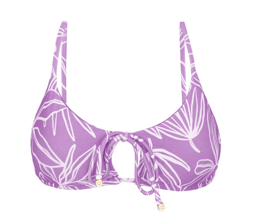 Product Front: Rio De Sol Soutien Top Trail-Purple Tank-Tie