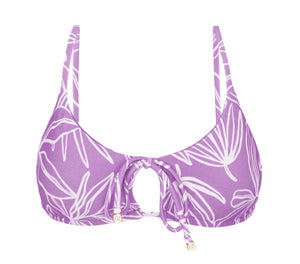 Product Front: Rio De Sol Soutien Top Trail-Purple Tank-Tie