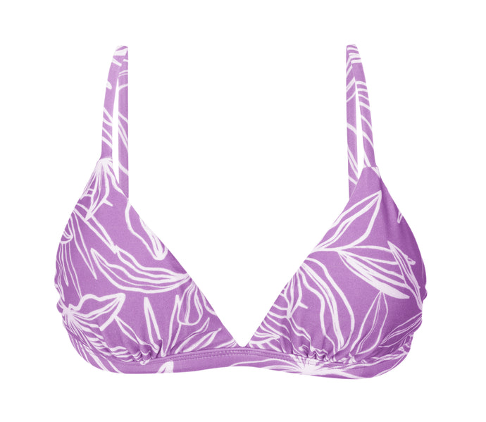 Product Front: Rio De Sol Soutien Top Trail-Purple Tri-Fixo