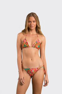 Model Front: Rio De Sol Soutien Top Tropics Frufru
