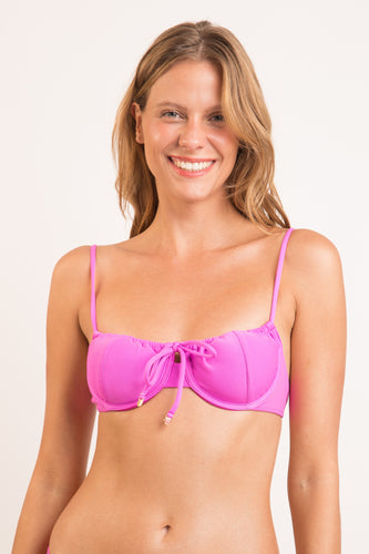 Gallery: Rio De Sol Soutien Top Vita-Pink Balconet-Tie