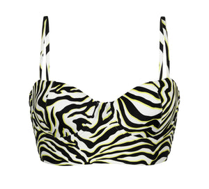Product Front: Rio De Sol Soutien Top Wild-Black Balconet-Anna