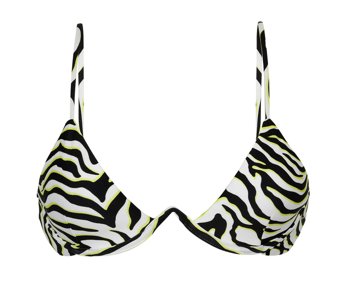 Product Front: Rio De Sol Soutien Top Wild-Black Tri-Aro