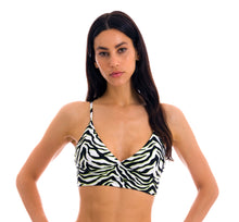 Carregar imagem no visualizador da galeria, Gallery: Rio De Sol Soutien Top Wild-Black Tri-Tank
