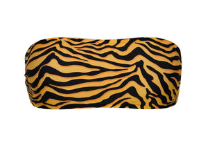 Product Front: Rio De Sol Soutien Top Wild-Orange Bandeau-Reto