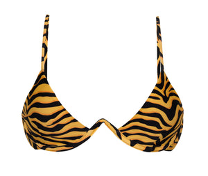 Product Front: Rio De Sol Soutien Top Wild-Orange Tri-Aro