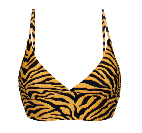 Product Front: Rio De Sol Soutien Top Wild-Orange Tri-Tank