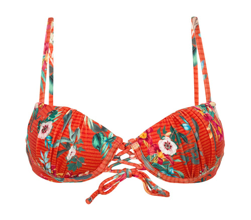 Product Front: Rio De Sol Soutien Top Wildflowers Balconet-Pushup