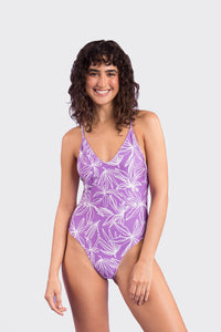 Model Front: Rio De Sol Maiô Trail-Purple Hype