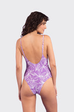 Carregar imagem no visualizador da galeria, Model Back: Rio De Sol Maiô Trail-Purple Hype
