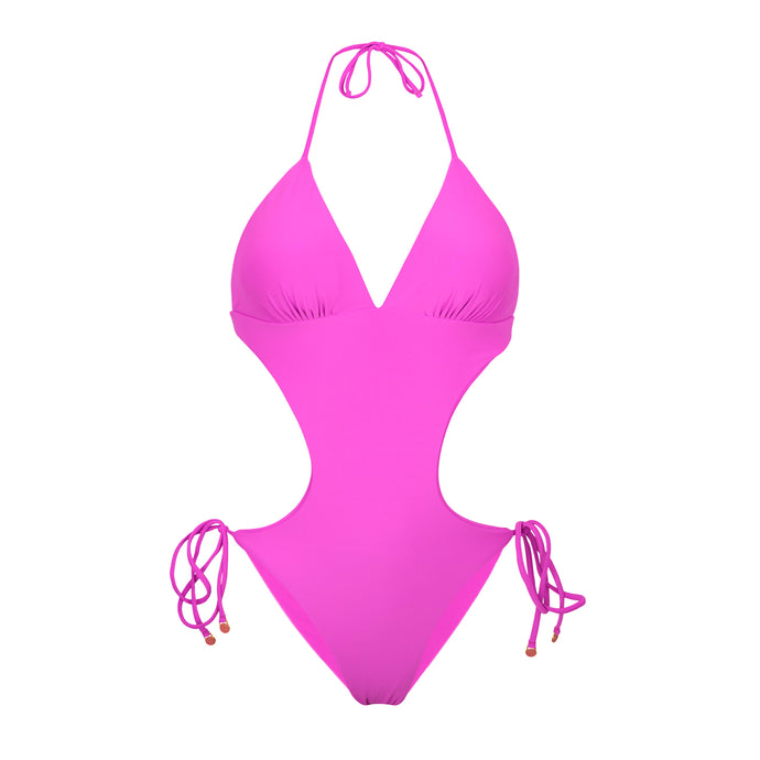Product Front: Rio De Sol Maiô Vita-Pink Trikini-Comfy