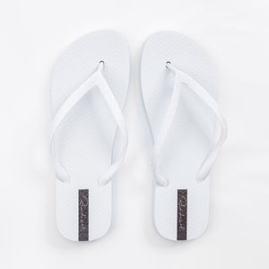 Product Front: Rio De Sol Chinelos White Slim