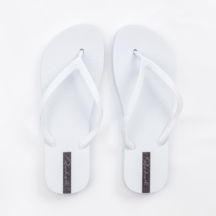 Product Front: Rio De Sol Chinelos White Slim