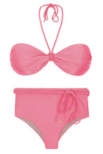 Carregar imagem no visualizador da galeria, Set Shimmer-Confetti Twist Belted-High-Waist
