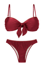 Carregar imagem no visualizador da galeria, Set Shimmer-Divino Bandeau-Knot Essential
