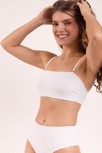 Top Memphis-White Bandeau-Reto