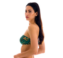 Carregar imagem no visualizador da galeria, Top Roar-Green Bandeau-Reto
