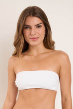 Carregar imagem no visualizador da galeria, Top Sand-White Bandeau-Reto
