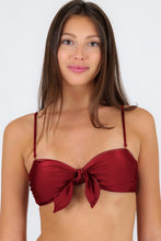 Carregar imagem no visualizador da galeria, Top Shimmer-Divino Bandeau-Knot
