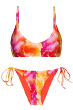 Carregar imagem no visualizador da galeria, Set Tiedye-Red Bralette Ibiza-Comfy
