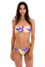 Carregar imagem no visualizador da galeria, Top Tiedye-Purple Bandeau-Reto
