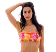 Carregar imagem no visualizador da galeria, Top Tiedye-Red Bandeau-Reto
